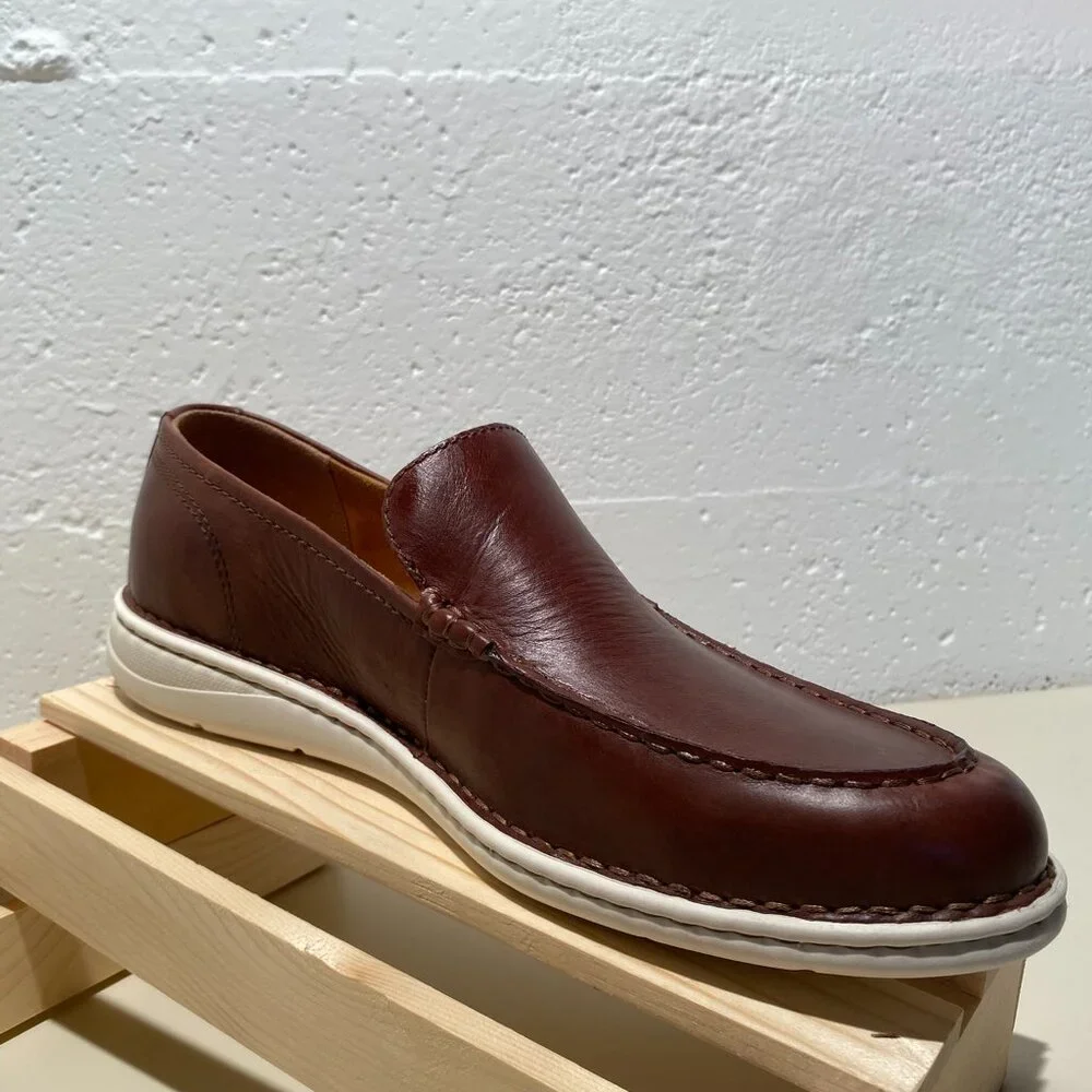 Born Men's Thaton Leather Slip On Loafers - NWOB - Picture 7 of 12